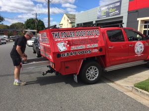 Andrew With Roller Door Doctor Work Vehicle